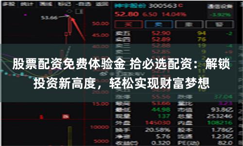 股票配资免费体验金 拾必选配资：解锁投资新高度，轻松实现财富梦想